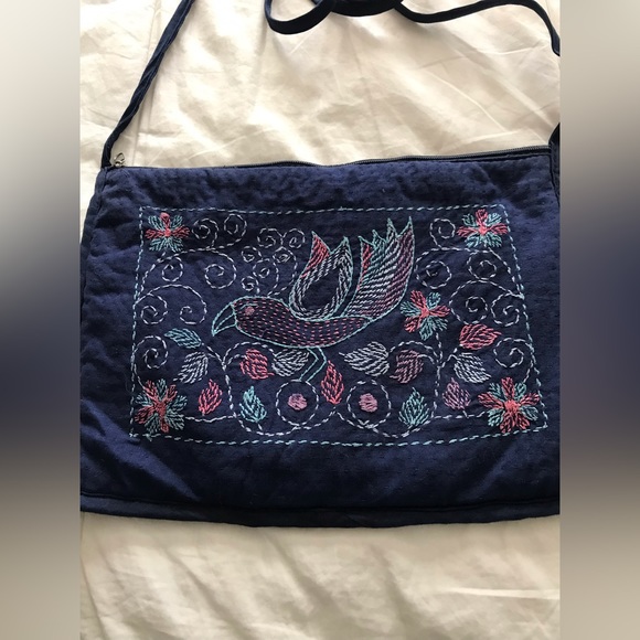 Navy Blue Cross Body Purse - Picture 2 of 5